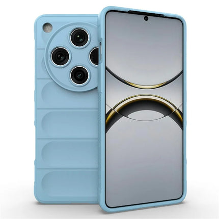 For Oppo Find X8 Pro 5G Case Anti-Drop Soft TPU Rugged Phone Back Cover - Baby Blue