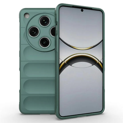 For Oppo Find X8 Pro 5G Case Anti-Drop Soft TPU Rugged Phone Back Cover - Green