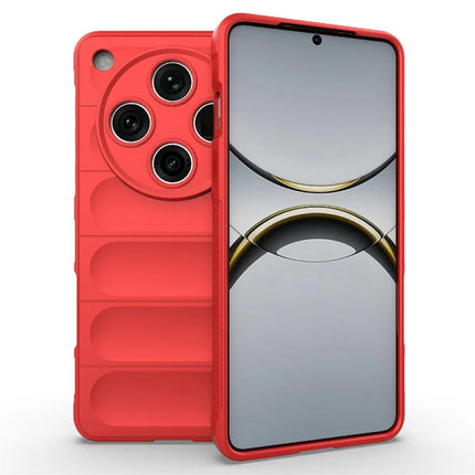 For Oppo Find X8 Pro 5G Case Anti-Drop Soft TPU Rugged Phone Back Cover - Red