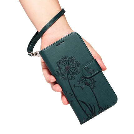 For OnePlus Nord 4 Leather Case Wallet Phone Cover Dandelion Imprint