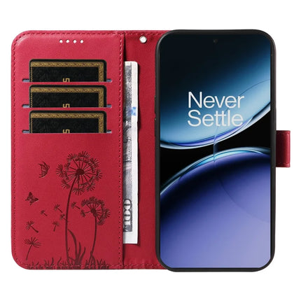 For OnePlus Nord 4 Leather Case Wallet Phone Cover Dandelion Imprint