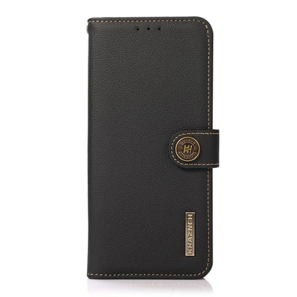 KHAZNEH For Google Pixel 9a Case Genuine Cow Leather Wallet Phone Cover