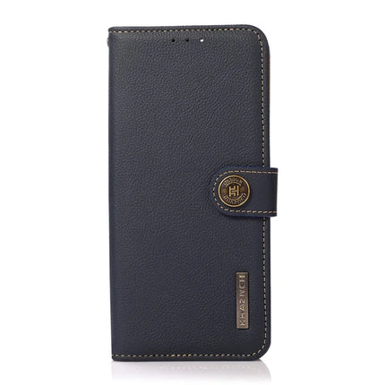 KHAZNEH For Google Pixel 9a Case Genuine Cow Leather Wallet Phone Cover