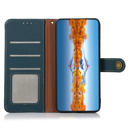 KHAZNEH For Google Pixel 9a Case Genuine Cow Leather Wallet Phone Cover