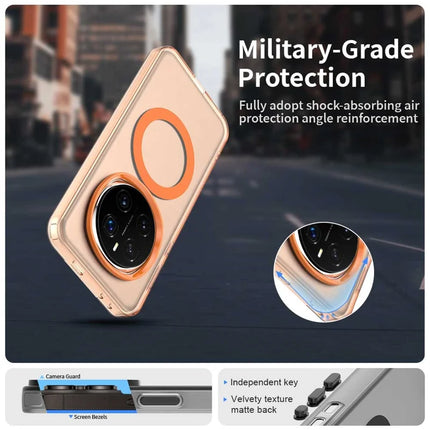 For Honor Magic7 Pro 5G Case Compatible with MagSafe PC+TPU+PET Anti-Drop Phone Cover