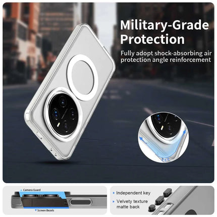 For Honor Magic7 Pro 5G Case Compatible with MagSafe PC+TPU+PET Anti-Drop Phone Cover