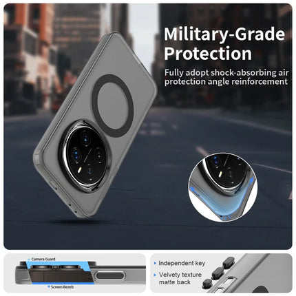 For Honor Magic7 Pro 5G Case Compatible with MagSafe PC+TPU+PET Anti-Drop Phone Cover