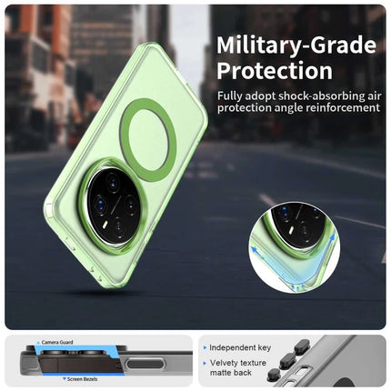 For Honor Magic7 Pro 5G Case Compatible with MagSafe PC+TPU+PET Anti-Drop Phone Cover