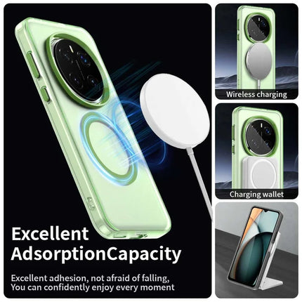 For Honor Magic7 Pro 5G Case Compatible with MagSafe PC+TPU+PET Anti-Drop Phone Cover