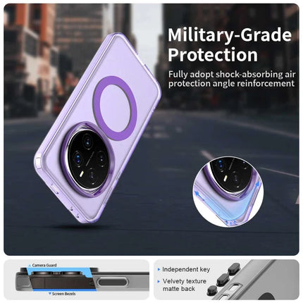 For Honor Magic7 Pro 5G Case Compatible with MagSafe PC+TPU+PET Anti-Drop Phone Cover