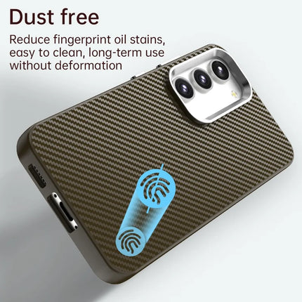 For Samsung Galaxy S23 Case Cell Phone Hybrid Back Cover Carbon Fiber Texture