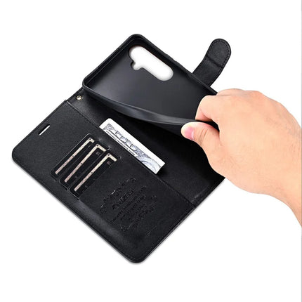 AZNS For Samsung Galaxy A16 5G  /  4G Case Anti-Scratch PU Leather Stand Wallet Phone Cover