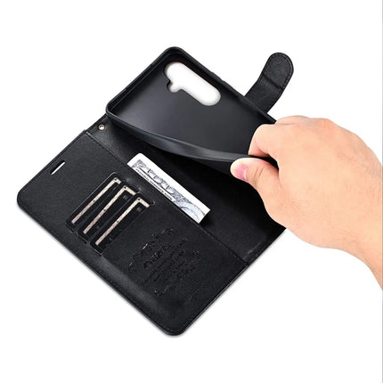 AZNS For Samsung Galaxy A55 5G Case Anti-Scratch PU Leather Stand Wallet Phone Cover