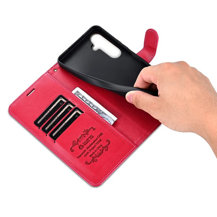 AZNS For Samsung Galaxy A55 5G Case Anti-Scratch PU Leather Stand Wallet Phone Cover