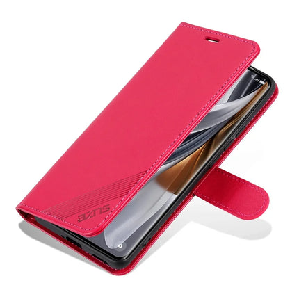 AZNS For Samsung Galaxy A55 5G Case Anti-Scratch PU Leather Stand Wallet Phone Cover