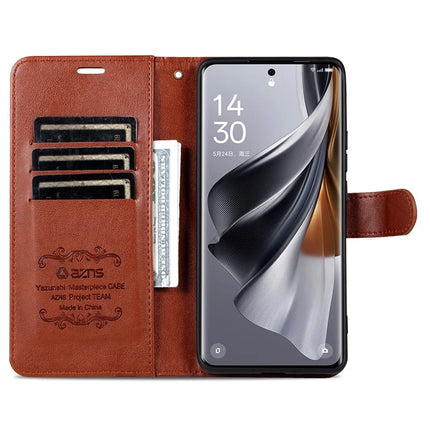 AZNS For Samsung Galaxy A55 5G Case Anti-Scratch PU Leather Stand Wallet Phone Cover