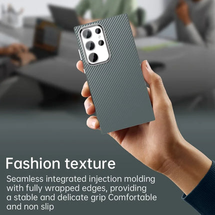 For Samsung Galaxy S23 Ultra Case Cell Phone Hybrid Back Cover Carbon Fiber Texture
