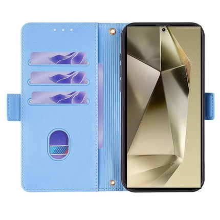 For Samsung Galaxy S23 Ultra Leather Wallet Case RFID Blocking Stand Cover with Hand Strap