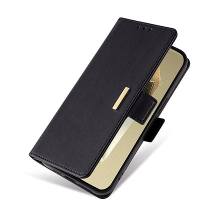 For Samsung Galaxy S23 Ultra Leather Wallet Case RFID Blocking Stand Cover with Hand Strap
