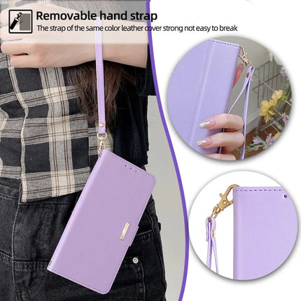 For Motorola Edge 40 Neo 5G Leather Wallet Case RFID Blocking Stand Cover with Hand Strap