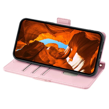 For Motorola Edge 40 Neo 5G Leather Wallet Case RFID Blocking Stand Cover with Hand Strap