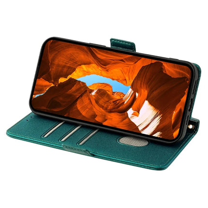 For Motorola Edge 40 Neo 5G Leather Wallet Case RFID Blocking Stand Cover with Hand Strap