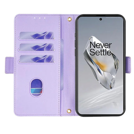 For OnePlus 12 5G Leather Wallet Case RFID Blocking Stand Cover with Hand Strap