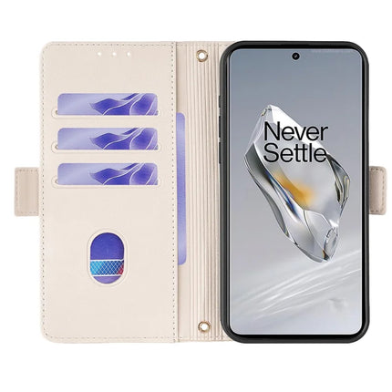 For OnePlus 12 5G Leather Wallet Case RFID Blocking Stand Cover with Hand Strap