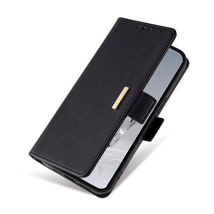 For OnePlus 12 5G Leather Wallet Case RFID Blocking Stand Cover with Hand Strap