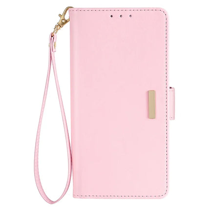 For OnePlus 12 5G Leather Wallet Case RFID Blocking Stand Cover with Hand Strap