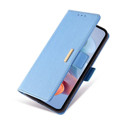 For Motorola Moto G34 5G Leather Wallet Case RFID Blocking Stand Cover with Hand Strap
