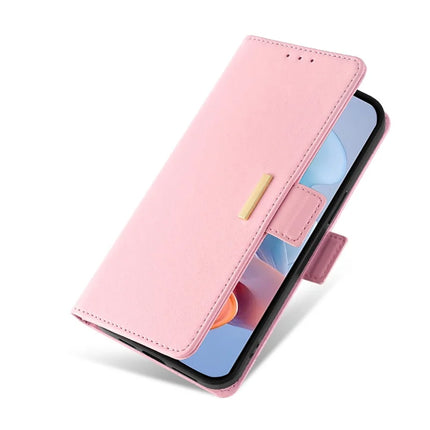 For Motorola Moto G34 5G Leather Wallet Case RFID Blocking Stand Cover with Hand Strap