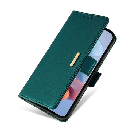 For Motorola Moto G34 5G Leather Wallet Case RFID Blocking Stand Cover with Hand Strap