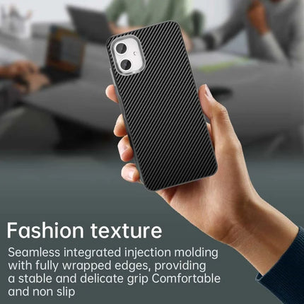 For Samsung Galaxy A06 Case Cell Phone Hybrid Back Cover Carbon Fiber Texture