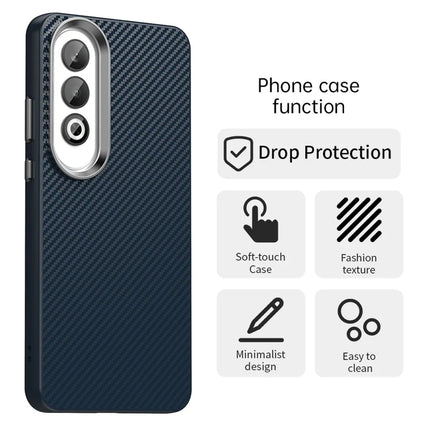 For Oppo K12 / OnePlus Nord CE4 5G Case Cell Phone Hybrid Back Cover Carbon Fiber Texture