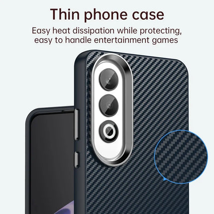 For Oppo K12 / OnePlus Nord CE4 5G Case Cell Phone Hybrid Back Cover Carbon Fiber Texture