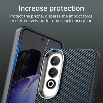 For Oppo K12 / OnePlus Nord CE4 5G Case Cell Phone Hybrid Back Cover Carbon Fiber Texture