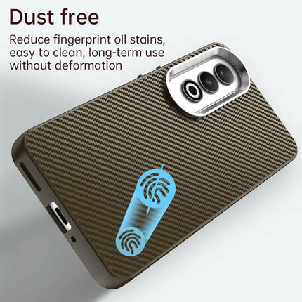 For Oppo K12 / OnePlus Nord CE4 5G Case Cell Phone Hybrid Back Cover Carbon Fiber Texture