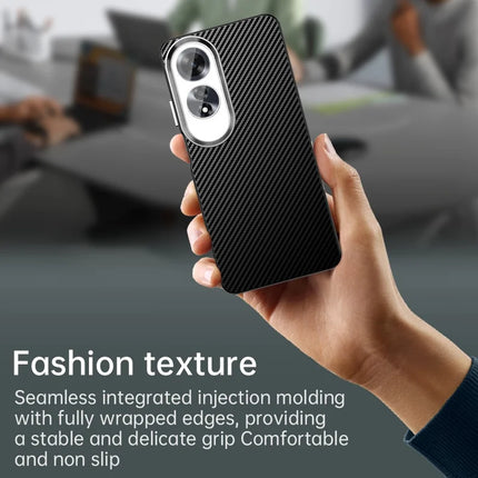 For Oppo A60 4G Case Cell Phone Hybrid Back Cover Carbon Fiber Texture