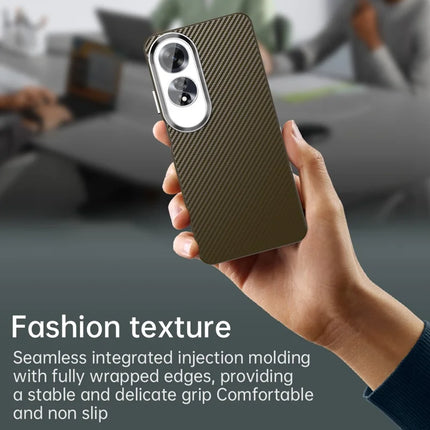 For Oppo A60 4G Case Cell Phone Hybrid Back Cover Carbon Fiber Texture