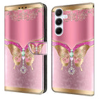 Pink  /  Gold Butterfly