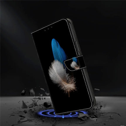 For Samsung Galaxy A16 5G  /  4G Case 3D Pattern PU Leather Wallet Phone Cover with Stand