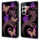 Purple Flowers  /  Butterflies
