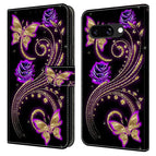Purple Flowers  /  Butterflies