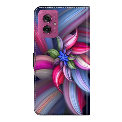 For Motorola Moto G55 5G Case 3D Pattern PU Leather Wallet Phone Cover with Stand