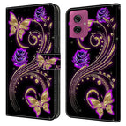 Purple Flowers  /  Butterflies