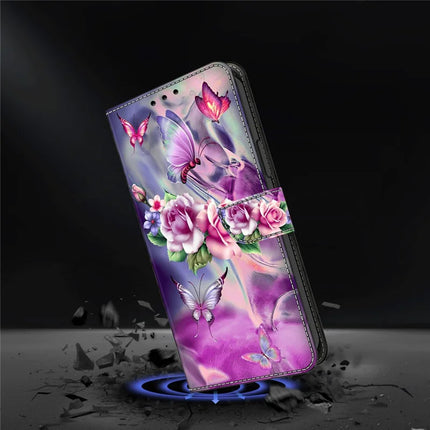 For Motorola Moto G85 5G Case 3D Pattern PU Leather Wallet Phone Cover with Stand