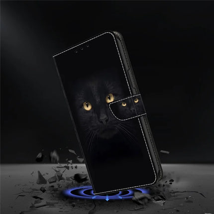For Samsung Galaxy A16 5G  /  4G Case Magnetic Clasp 3D Pattern Leather Wallet Phone Cover