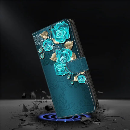 For Samsung Galaxy A16 5G  /  4G Case Magnetic Clasp 3D Pattern Leather Wallet Phone Cover
