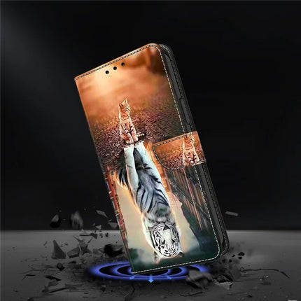 For Samsung Galaxy A16 5G  /  4G Case Magnetic Clasp 3D Pattern Leather Wallet Phone Cover